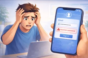 Không đăng nhập được tài khoản dù nhập đúng mật khẩu trên điện thoại