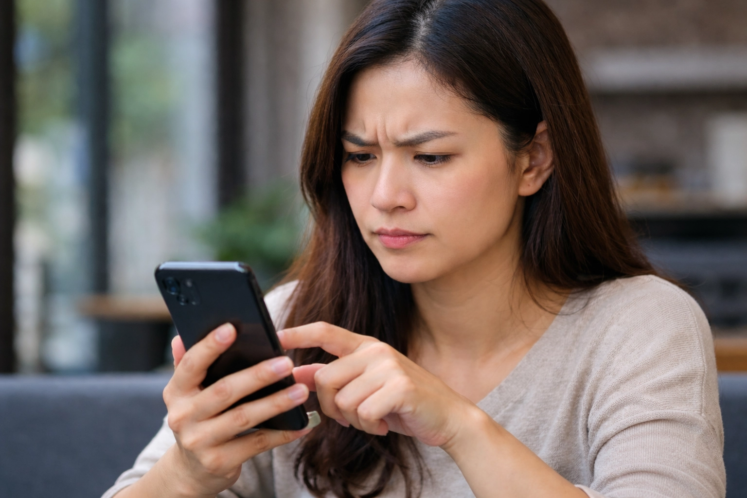 Người dùng bấm điện thoại nhiều lần do cảm ứng phản hồi chậm