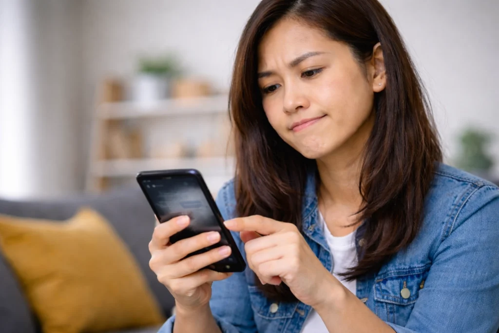 Người dùng chạm vào điện thoại nhưng màn hình phản hồi chậm